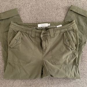 Torrid Crop Twill Military Pant Sz 12